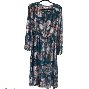 WAYF floral Boho maxi dress